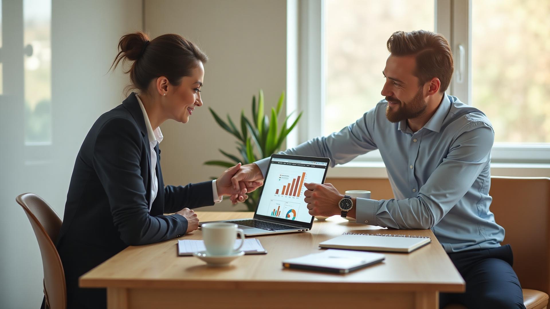 Diagnostic Stratégique IA - Consultant accompagnant un dirigeant PME à Saint-Malo